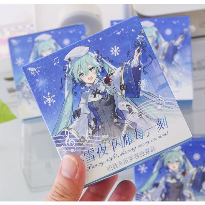 Hatsune Future Snow Night Series Watch Blind Box Anime hoạt hình xung quanh Blind Box Watch