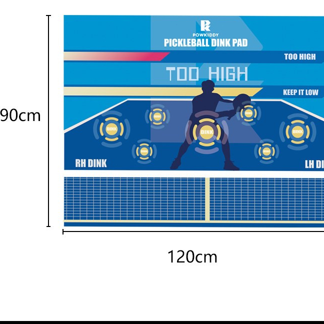 Thảm tập luyện Pickleball Dink Train Master - Hỗ trợ đào tạo cho Pickleball Dink Master