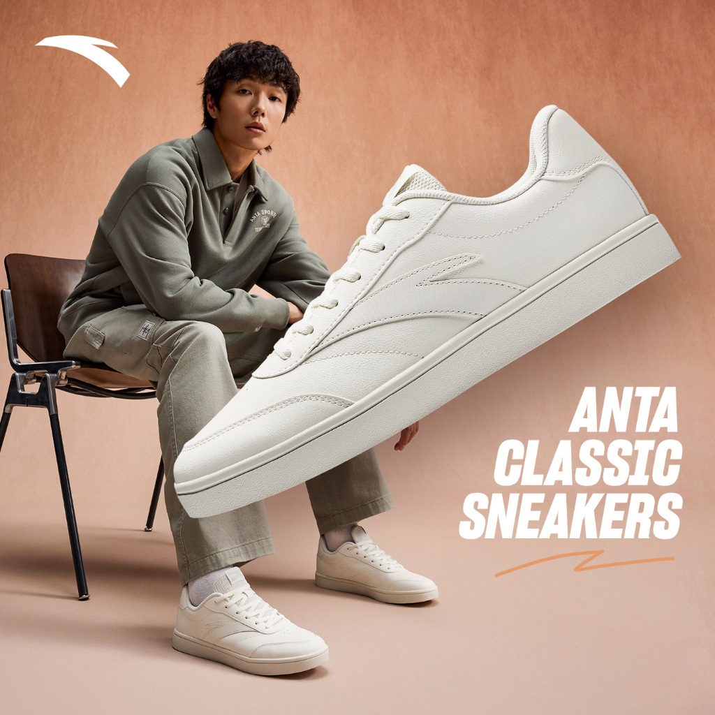 Giày thể thao GAT ANTA Nam huấn luyện viên,Sneaker White Shoes 912618099
