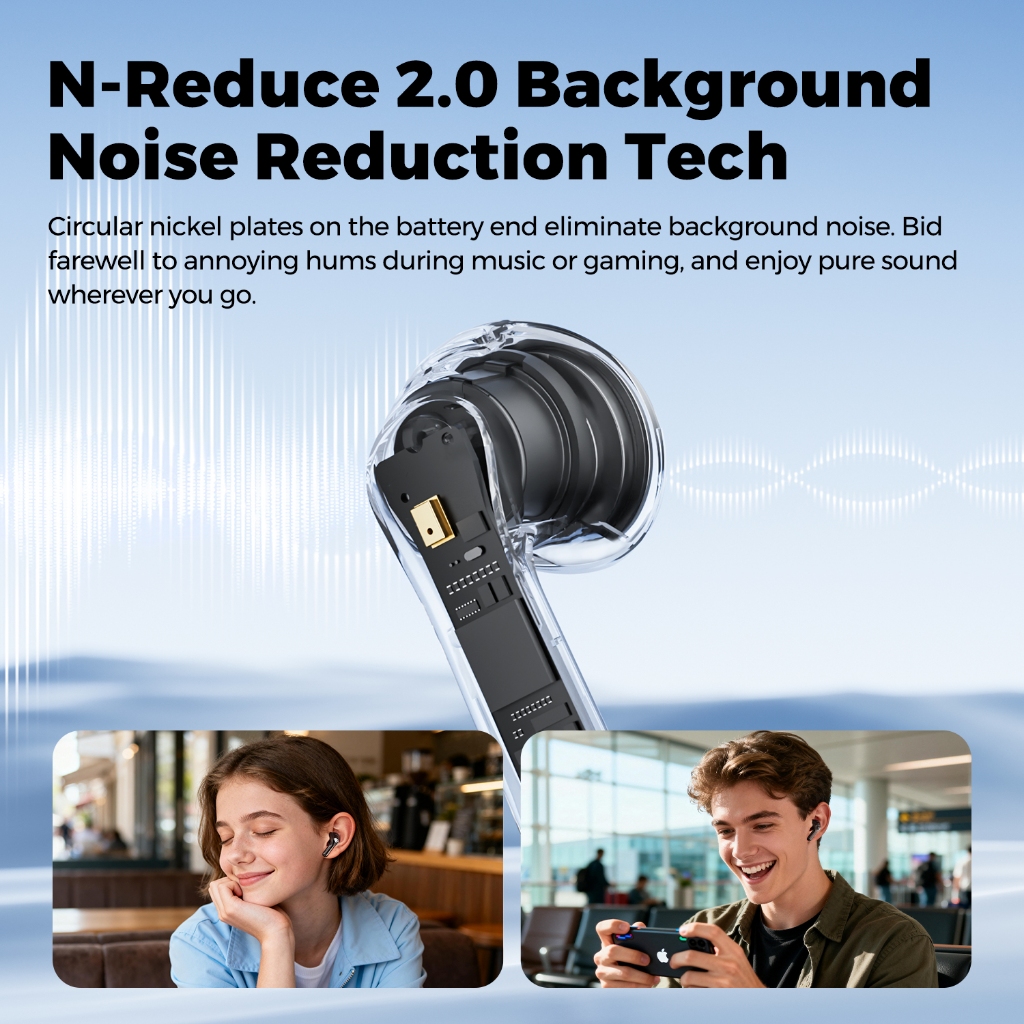 Tai nghe không dây SoundPEATS Air6 HS LDAC Hi-Res Trình điều khiển 13mm Bluetooth 6.0 45H Tuổi thọ pin HiFi Sound Comfort FitTWS | BigBuy360 - bigbuy360.vn