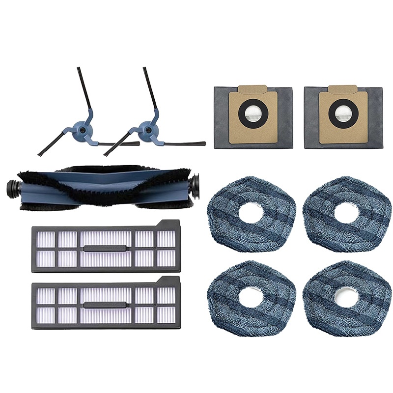 Bàn chải chính máy hút bụi robot / bàn chải bên / vải lau nhà / túi bụi / bộ lọc tương thích với phụ