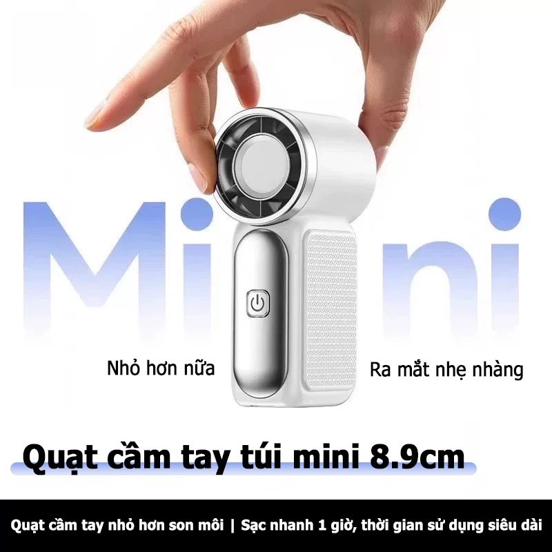 [X688 High-Speed Mini Handheld Fan] USB Rechargeable, Long Lasting, Portable Outdoor Fan