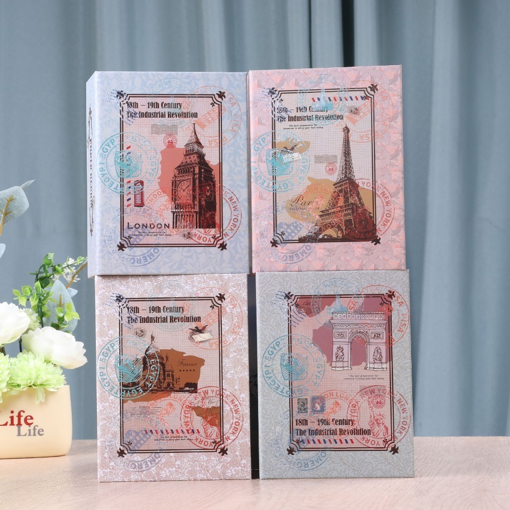 Album Ảnh 4r 100 Tờ Album 4x6 Album Ảnh100 Túi Tháp Eiffel Big Ben Arc de Triomphe Họa Tiết