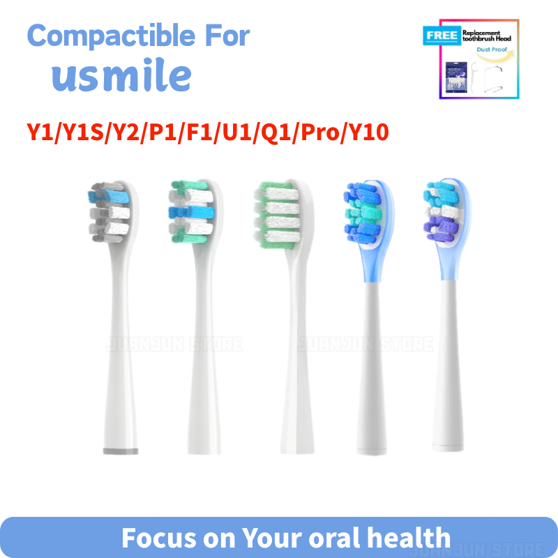 【Toothbrush Head】20Pcs Replacement Brush for Usmile Profession Clean Electric Toothbrush Head Replac