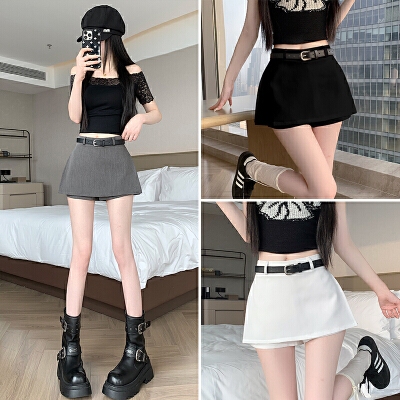 Kii Wii Váy hông chữ A đa năng màu trơn mới mùa hè dành cho nữ 250528 | BigBuy360 - bigbuy360.vn