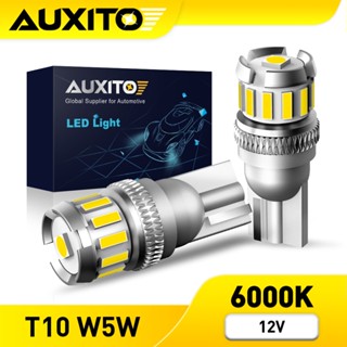 AUXITO 2PC T10 W5W 194 168 Bóng Đèn LED Canbus Cho Ô Tô Đỗ Xe Vị Trí Đèn Bản Đồ Nội Thất Đèn Mái Vòm