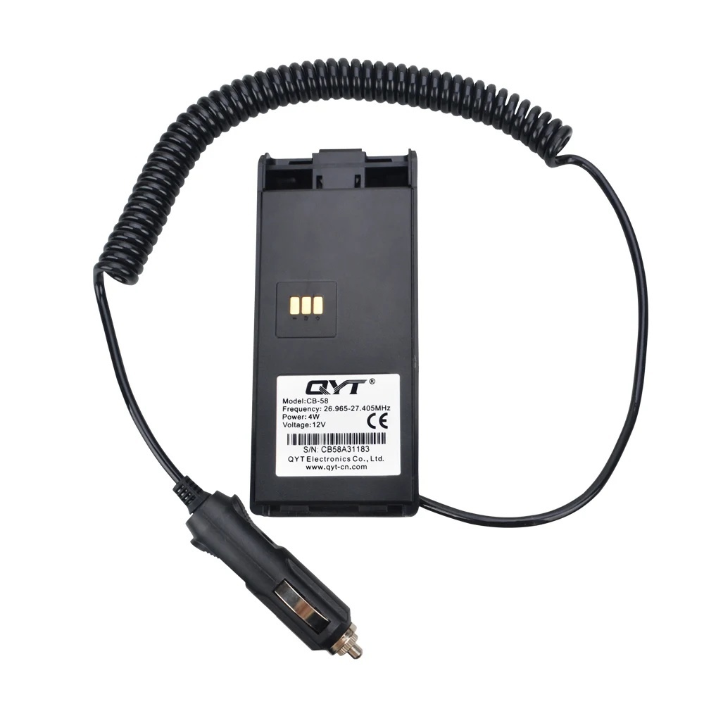 QYT CB Radio Pin Eliminator Cho CB58 CB-58 HAM Transiver Walkie Talkie Xe Sạc Dòng Điện Phụ Kiện