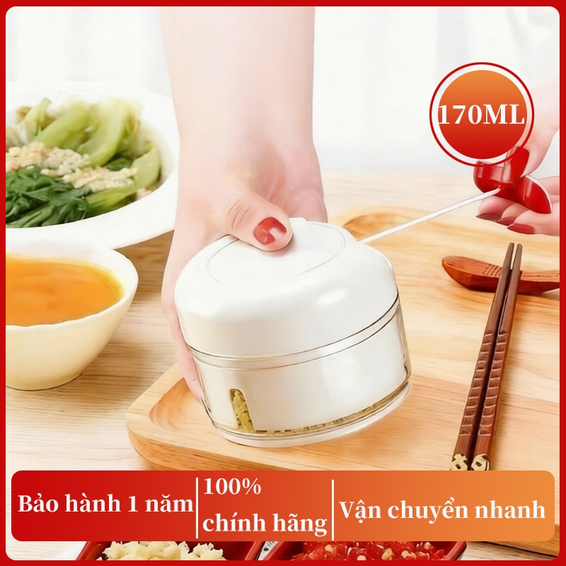 170ml Hướng Dẫn Sử Dụng Máy Nghiền Tỏi Nhỏ Cầm Tay Máy Nấu Ăn Gia Đình Nhà Bếp Tỏi Máy Xay Tỏi Mini Hướng Dẫn Sử Dụng Máy Xay Thịt Dễ Làm Sạch