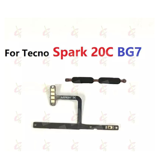 Nút âm lượng công tắc nguồn flex cho Tecno Spark 20C BG7