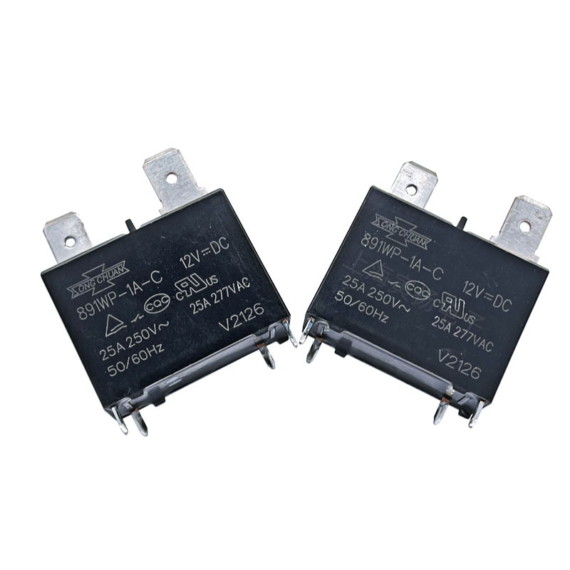 Rơle điện tử Mini 891WP-1A-C 12v 25a Máy nước nóng không khí Rơle công suất cao chuyên dụng