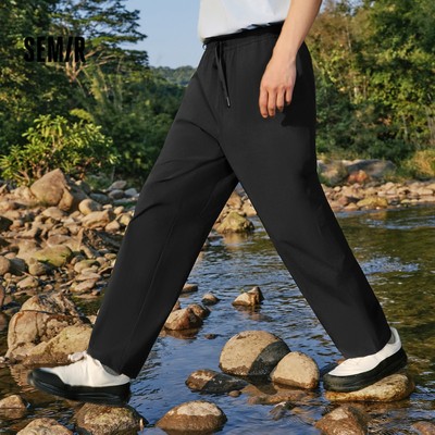 Quần Semir nam co giãn bốn chiều, phù hợp mùa hè, thiết kế eo mới