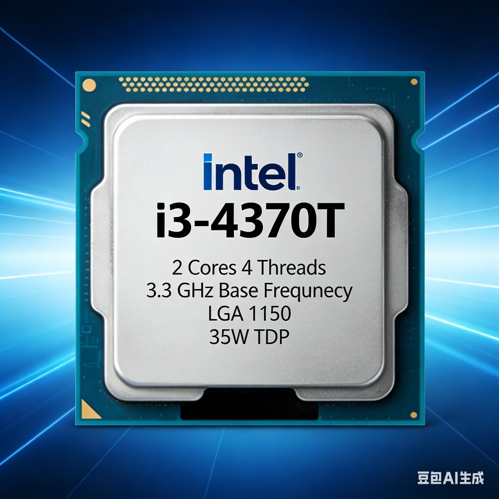 Intel i3-4370T CPU 2 Core 4 Wire Engineering Bộ xử lý tiêu thụ điện năng thấp, Sử dụng khe cắm LGA 1