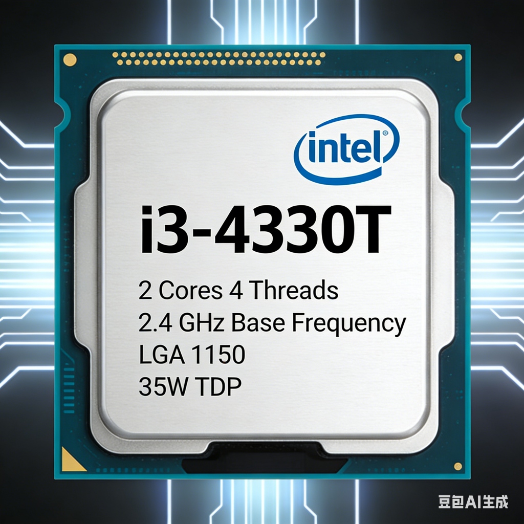 Intel i3-4330T CPU 2 Core 4 Wire Engineering Bộ xử lý tiêu thụ điện năng thấp, sử dụng khe cắm LGA 1