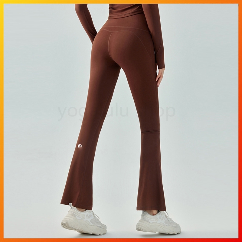 Lulu Quần loe lưng cao thể thao Yoga mới DSP640 th vn