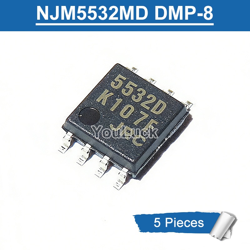 Bộ 5 Chính Hãng JRC 5532D NJM5532MD DMP-8 SMD Bộ Khuếch Đại Hoạt Động Kép Chip IC Mới