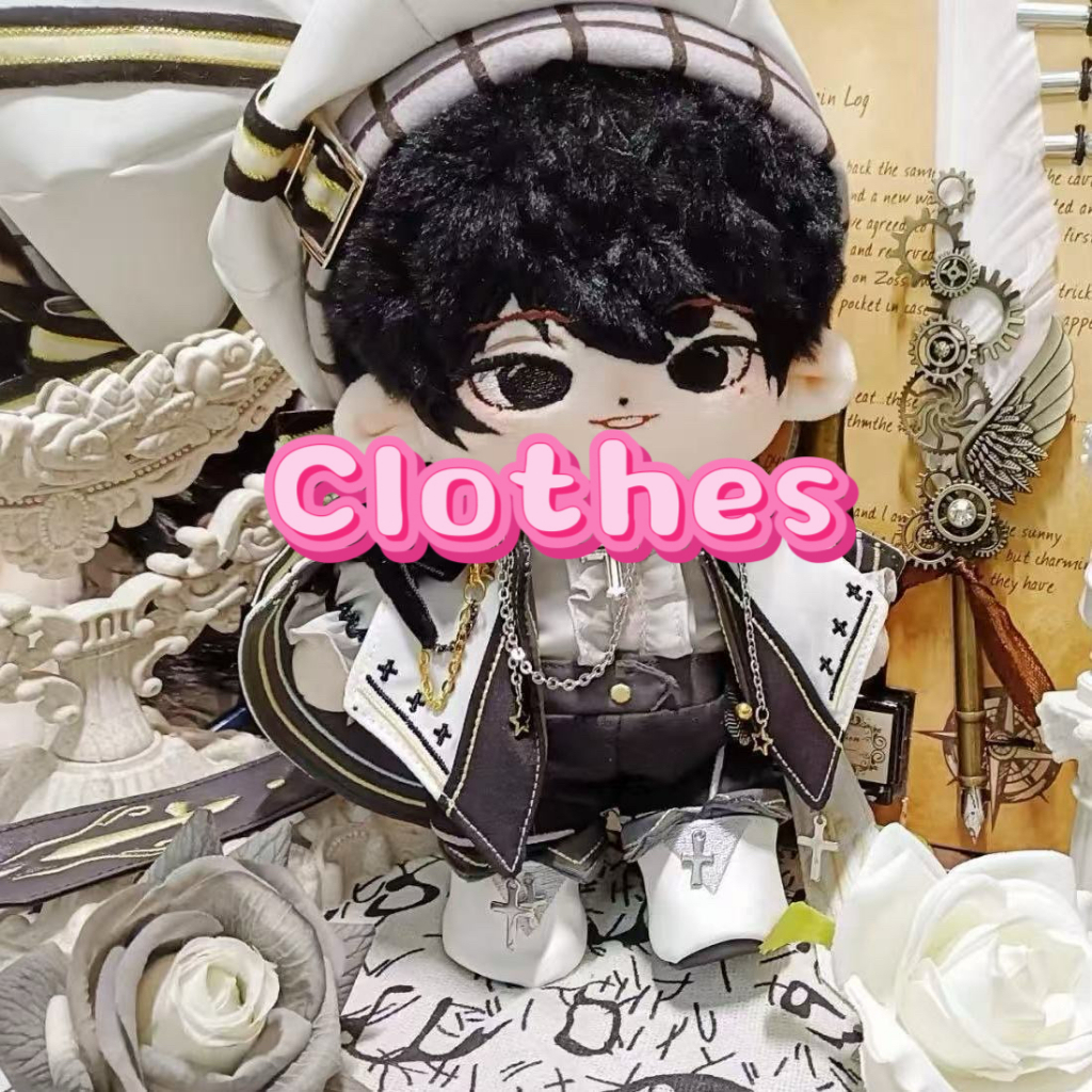 Doll's Clothes Quần áo búp bê Cotton cho quần áo trẻ em 20cm Ngôi sao dễ thương Búp bê trang điểm Bộ
