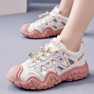 Giày thể thao kiểu sóng thoáng khí mới 2026, thời trang, giản dị và nhẹ nhàng đi bộ đường dài