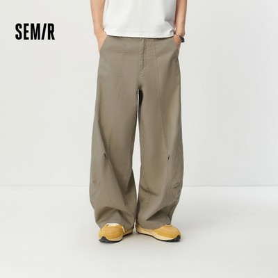 Quần Nam Mùa Hè Twill Xếp Ly Thời Trang