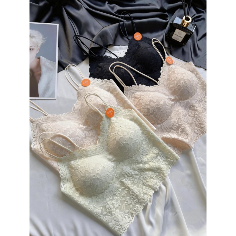 Mặt sau liền mạch áo Crop Top Ice Silk Bare-Sense dành cho nữ