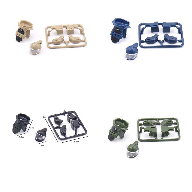 Solider Nhân Vật Phụ Kiện Disposal Suit EOD Lực Lượng Đặc Biệt Áo Thiết Bị Mô Hình Mini Phần Đồ Chơi
