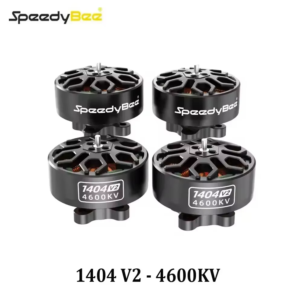 Động cơ không chổi than SpeedyBee 1404-V2-1400KV Trục 1.5mm 9N12P 4S-Lipo Đáng tin cậy cho máy bay R