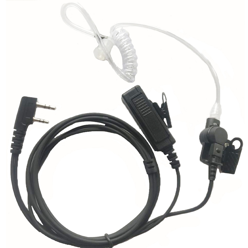 Walkie Talkie Ống Acoustic Tai Nghe Mic Bộ Giám Sát Tai Nghe Quansheng UV-K5 K6 Baofeng UV-5R BF888S