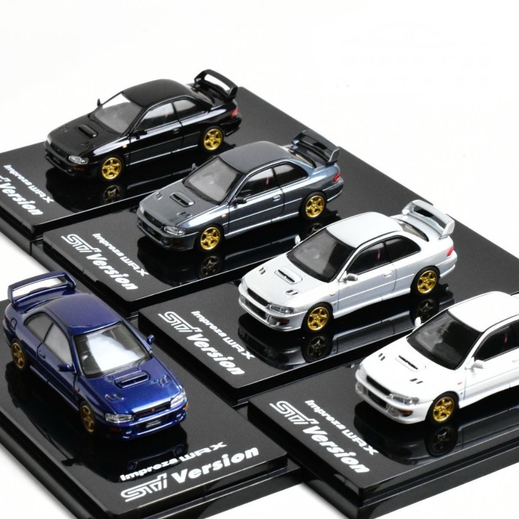 HOBBY NHẬT BẢN 1: 64 Subaru Impreza GC8 WRX loại R STI Xe Hợp Kim Mẫu