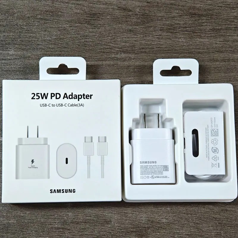 Bộ Sạc 25W Cho Samsung A26 A36 A56 A53 A91 Bộ Chuyển Đổi Sạc Siêu Nhanh Cho Galaxy S25 S20 Plus FE