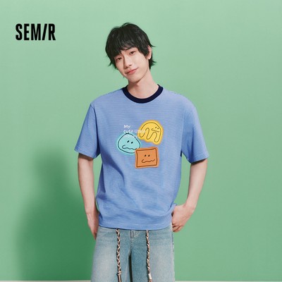 Semir Áo Nam Tay Ngắn Mùa Hè Sọc Đan - Bộ Couple Thời Trang 2026