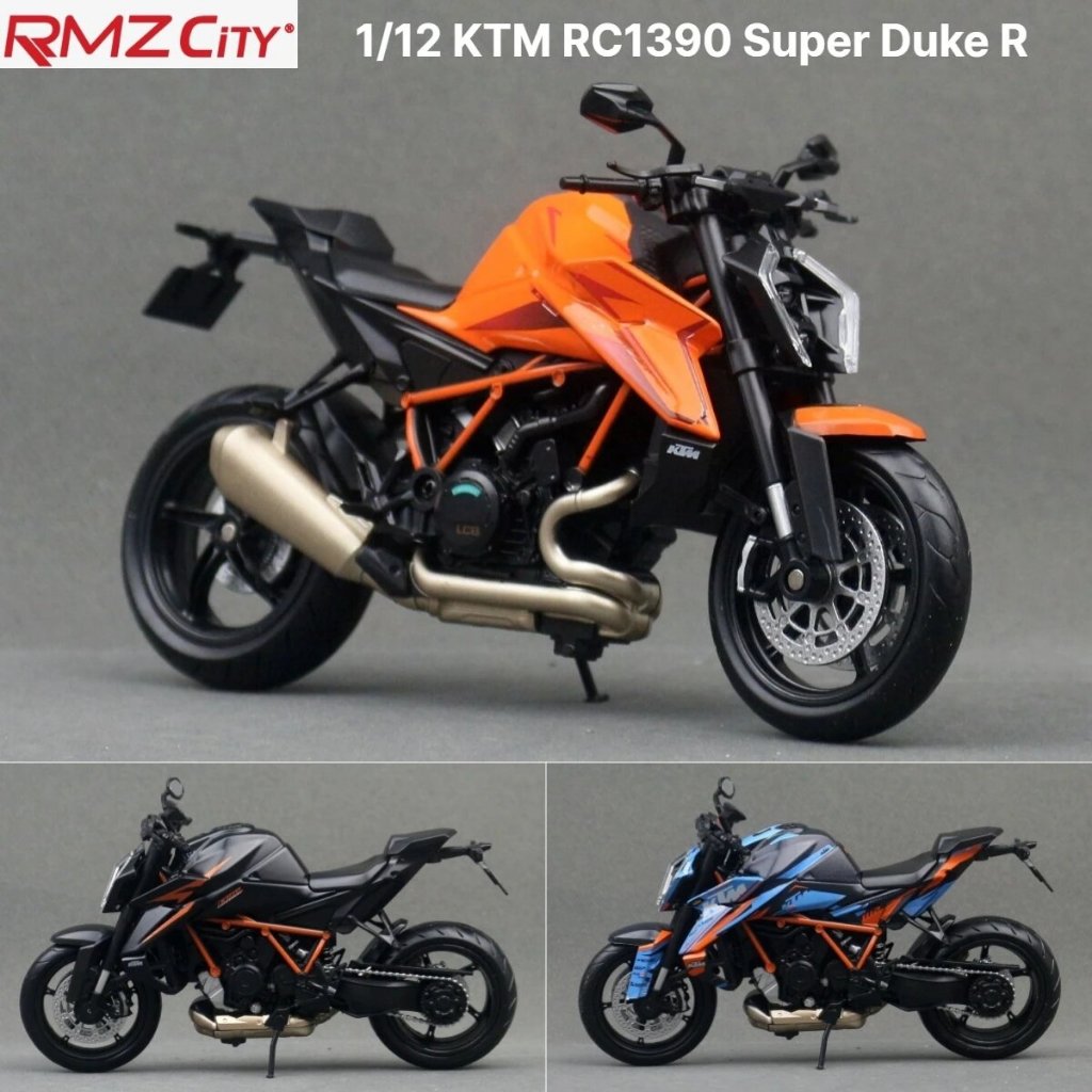 RMZ CITY 1: 12 Quy Mô Động Cơ KTM RC1390 Đua Xe Đồ Chơi Xe Máy Hợp Kim Diecast Xe Máy Mô Hình Xe Máy