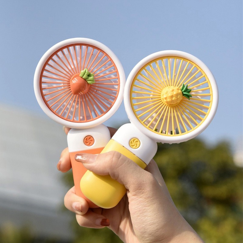 Quạt Mini Cầm Tay Kawaii, Thiết Kế Hoa / Trái Cây Dễ Thương, Quạt Để Bàn Di Động Sạc USB, Đế Có Thể Tháo Rời & Chức Năng Đế Điện Thoại, Quạt Kích Thước Bỏ Túi Cho Học Sinh, Văn Phòng & Du Lịch | BigBuy360 - bigbuy360.vn
