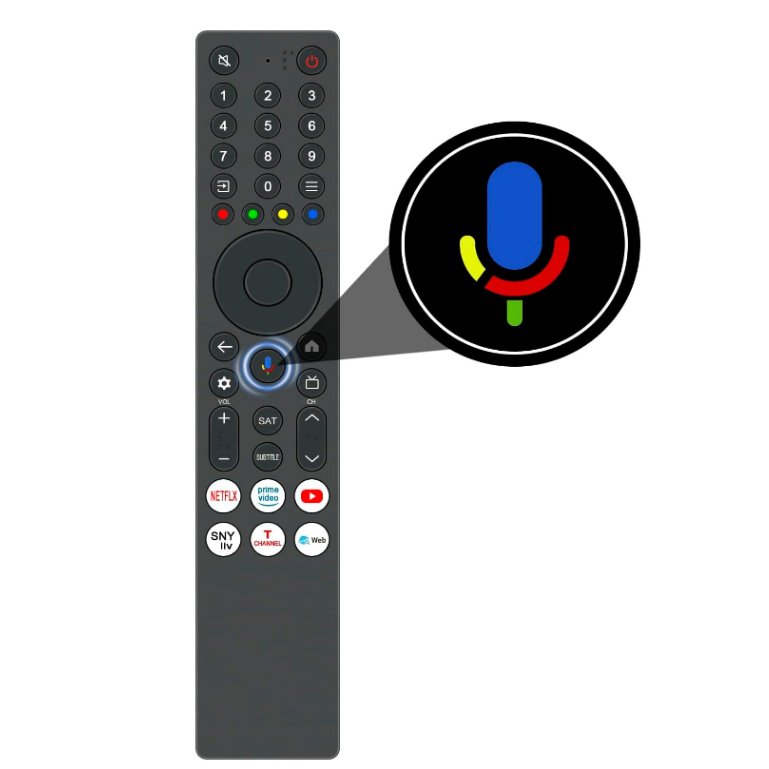 Mới RC833A FMB3 RC833A FMB4 Thay Thế Điều Khiển Từ Xa Bằng Giọng Nói Phù Hợp Cho TCL Cho Sony 4K UHD