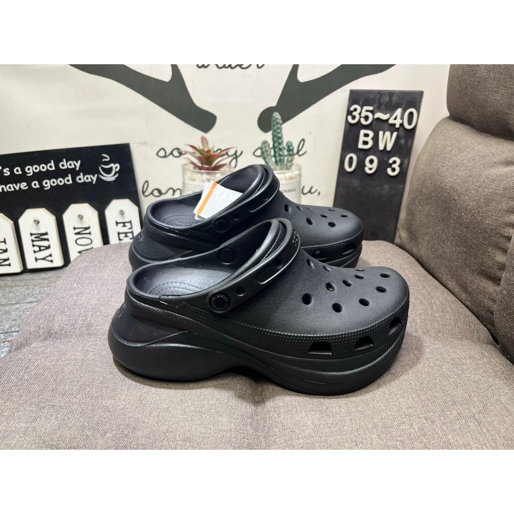 Crocs Cá Voi Nhỏ Retro BAE Bố Dép Đi Biển Đáy Dày
