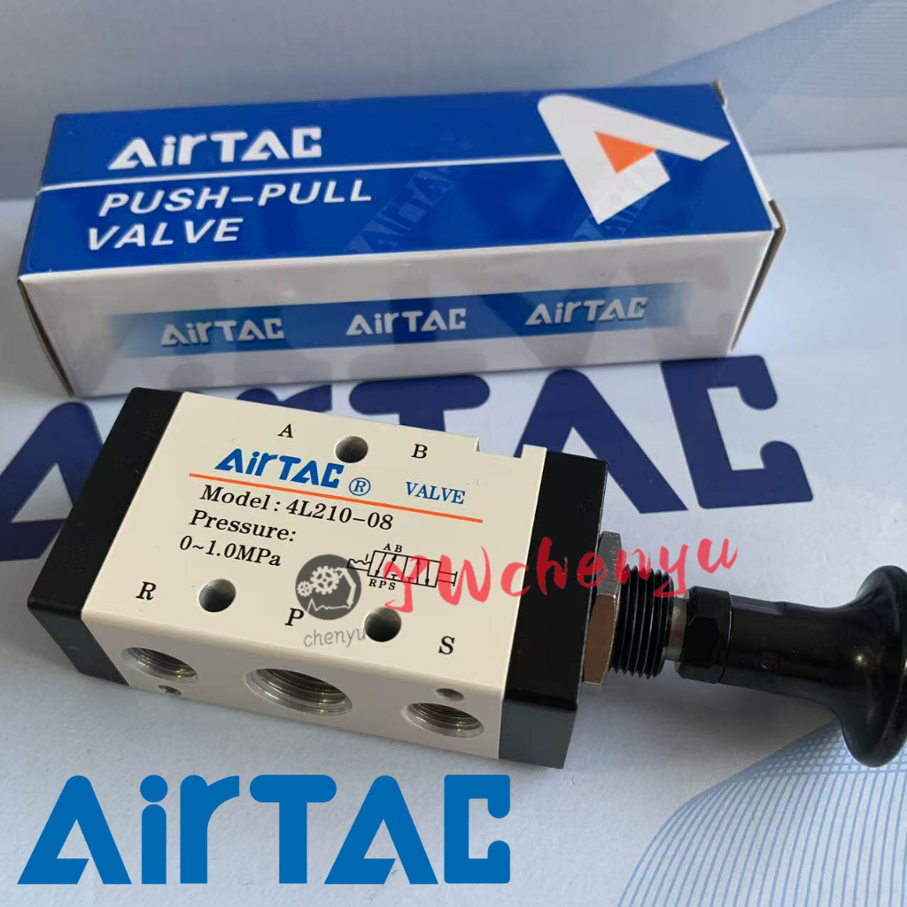 Van kéo tay khí nén AirTAC 4L110 4L210 4L310-06-08-10 3L110 Thương hiệu mới