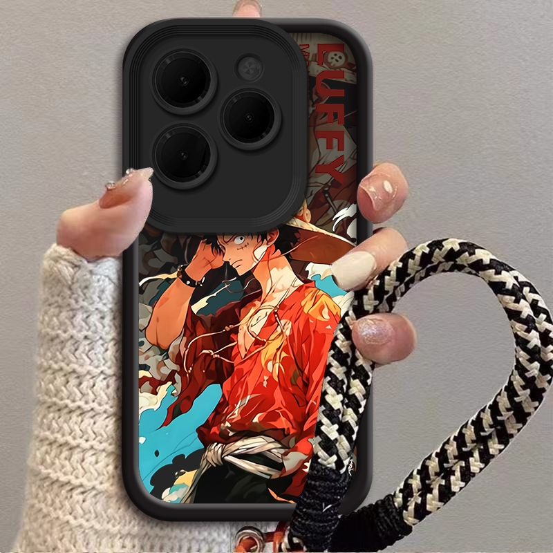 Vỏ Mũ Rơm Một Mảnh Cho Tecno SPARK20 Pro Tecno SPARK20 Tecno SPARK20C SPARK GO 2024 SPARK10 SPARK10C