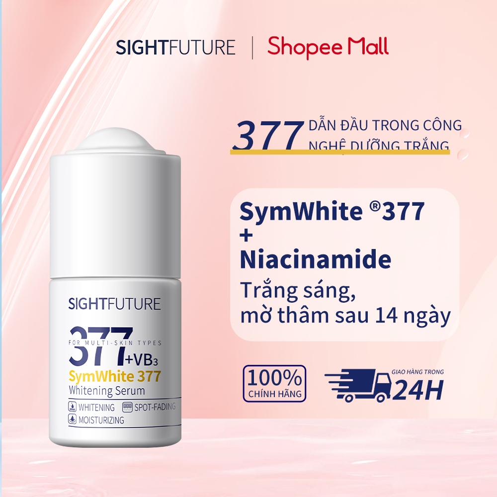 SIGHTFUTURE, 377, Serum làm trắng dưỡng ẩm, Làm sáng làn da xỉn màu,làm trắng da mùa hè