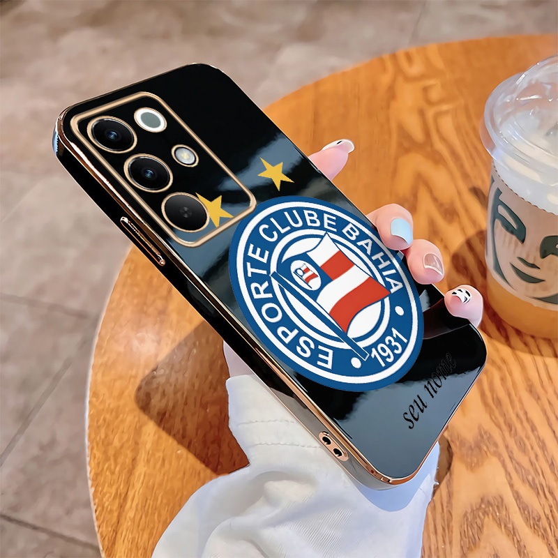 Ốp lưng realme C85 5G Vỏ tên tùy chỉnh Câu lạc bộ bóng đá Bahia Mạ bóng Capa mềm