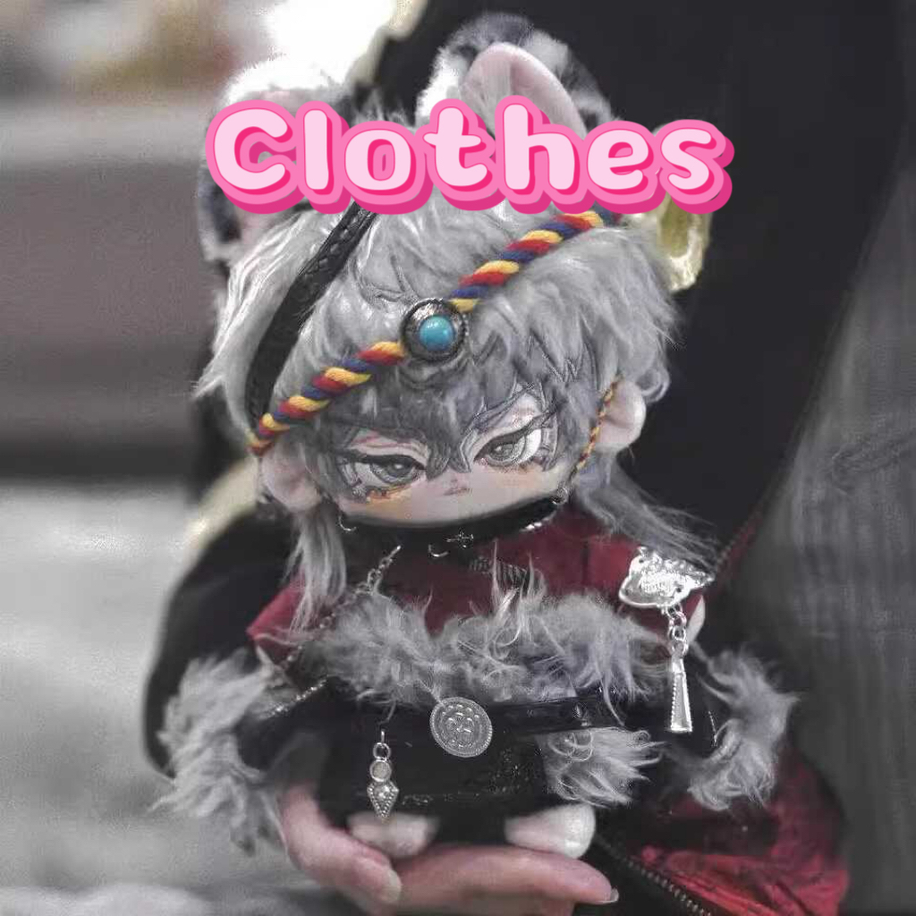 Doll's Clothes Quần áo búp bê Cotton cho quần áo trẻ em 20cm Ngôi sao dễ thương Búp bê trang điểm Bộ