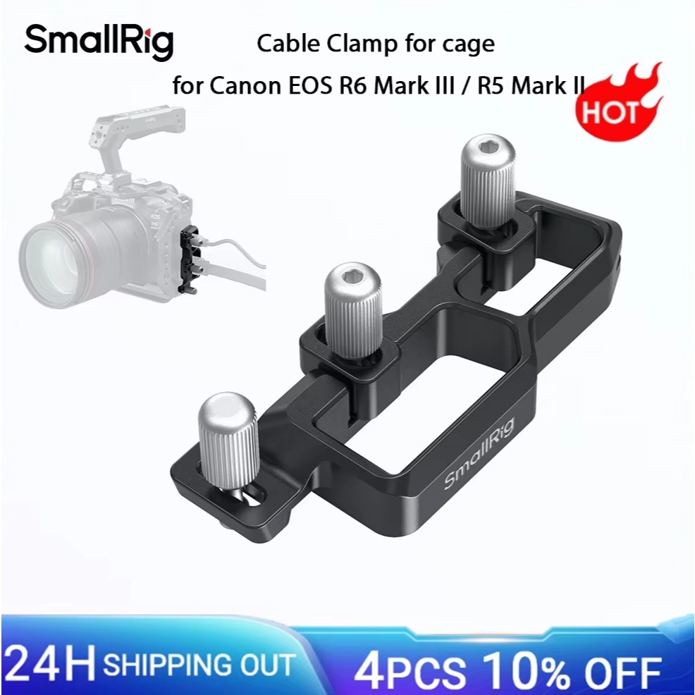 Kẹp cáp SmallRig R6 Mark III / R5 Mark II cho lồng cho Canon EOS R6 Mark III / R5 Mark II Đảm bảo tr