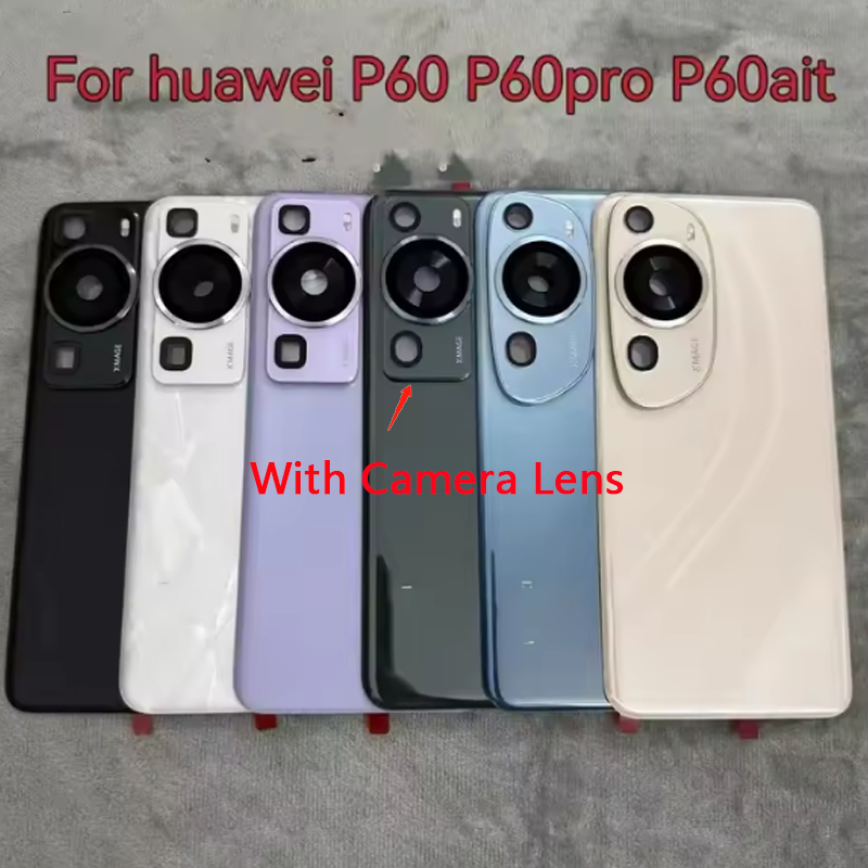 Dành Cho Huawei P60 Art P60 Pro Vỏ Pin Nhà Ở Cửa Sau Ốp điện thoại Thay Thế