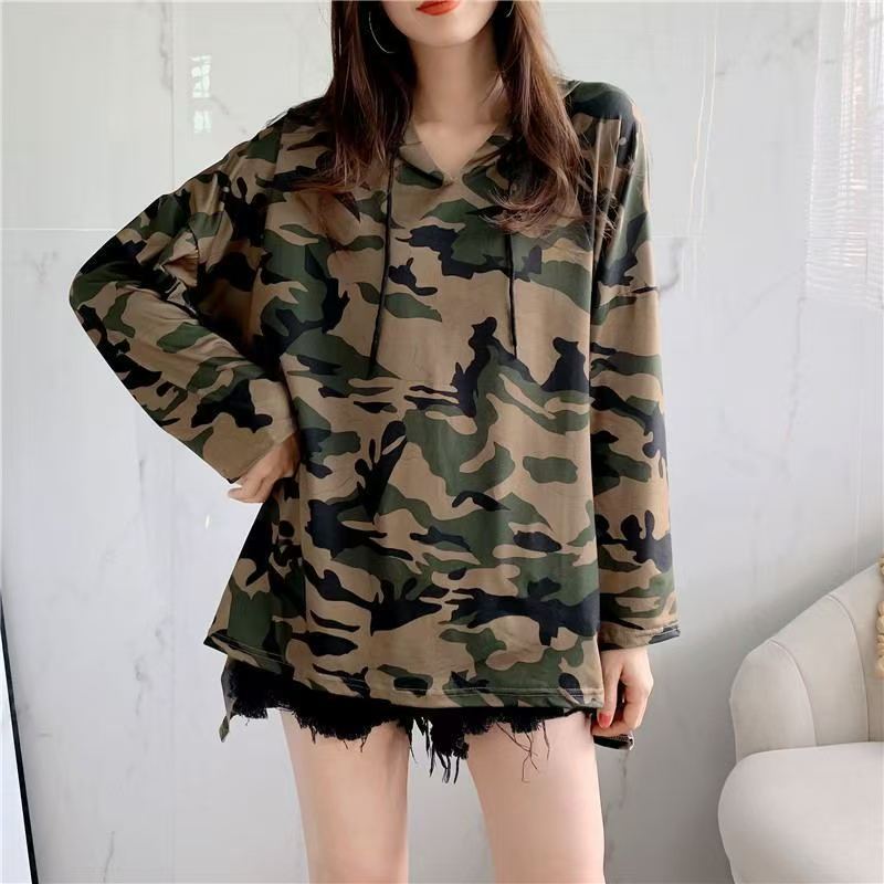 Ngụy Trang Top Nữ Rời Bên Trong Đáy Áo Thiết Kế Sense Niche Giữa Chiều Dài Nửa Tay In Chữ Ngụy Trang