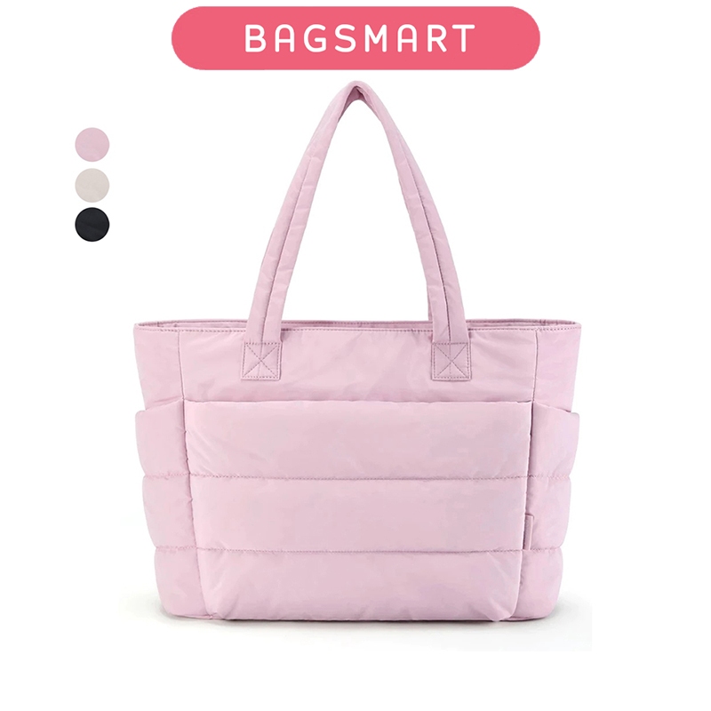 【KOL×BAGSMART 】Túi Tote dành cho nữ, Túi Tote đeo vai nhẹ, Du Lịch Nhẹ Gọn Đa Năng, Đi Học,Túi Đi Là