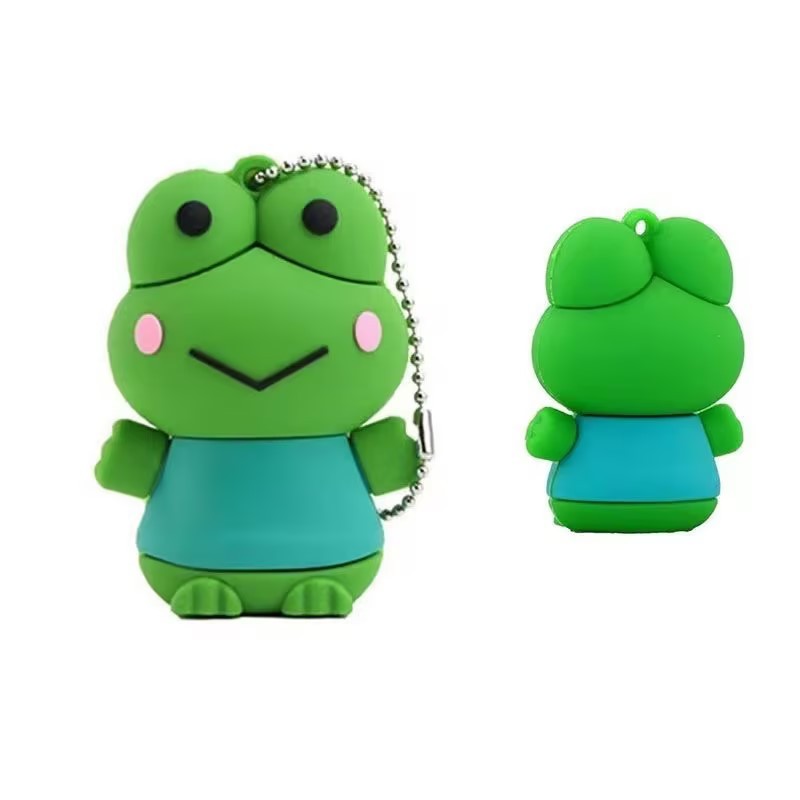 Hoạt Hình Sáng Tạo Ếch Tùy Chỉnh USB 1GB 2GB 4GB 8GB 16GB 32GB 64GB 128GB 2TB Thẻ Nhớ