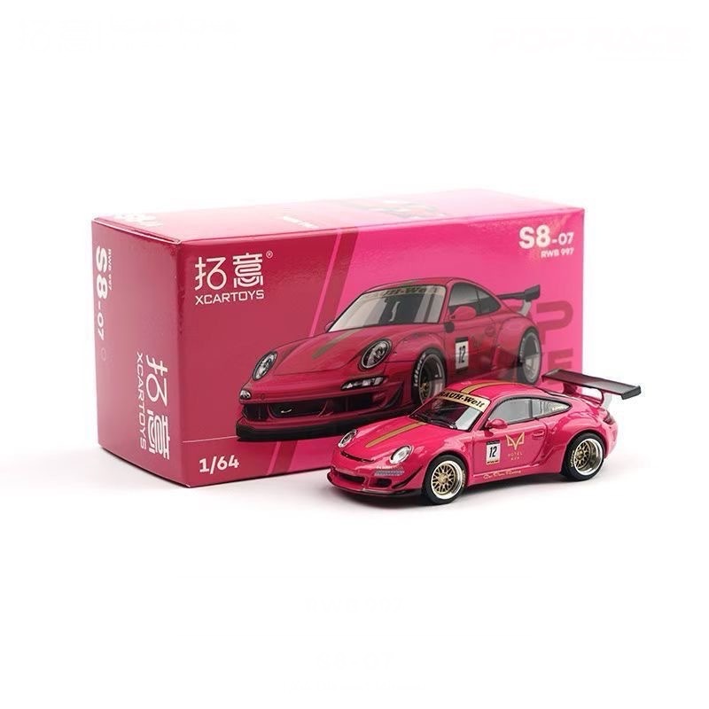 Tuoyi XCARTOYS POPRACE 1: 64 Porsche RWB 997 Ruby Mô Phỏng Sedan Hợp Kim Xe Mô Hình Bộ Sưu Tập Đồ Tr