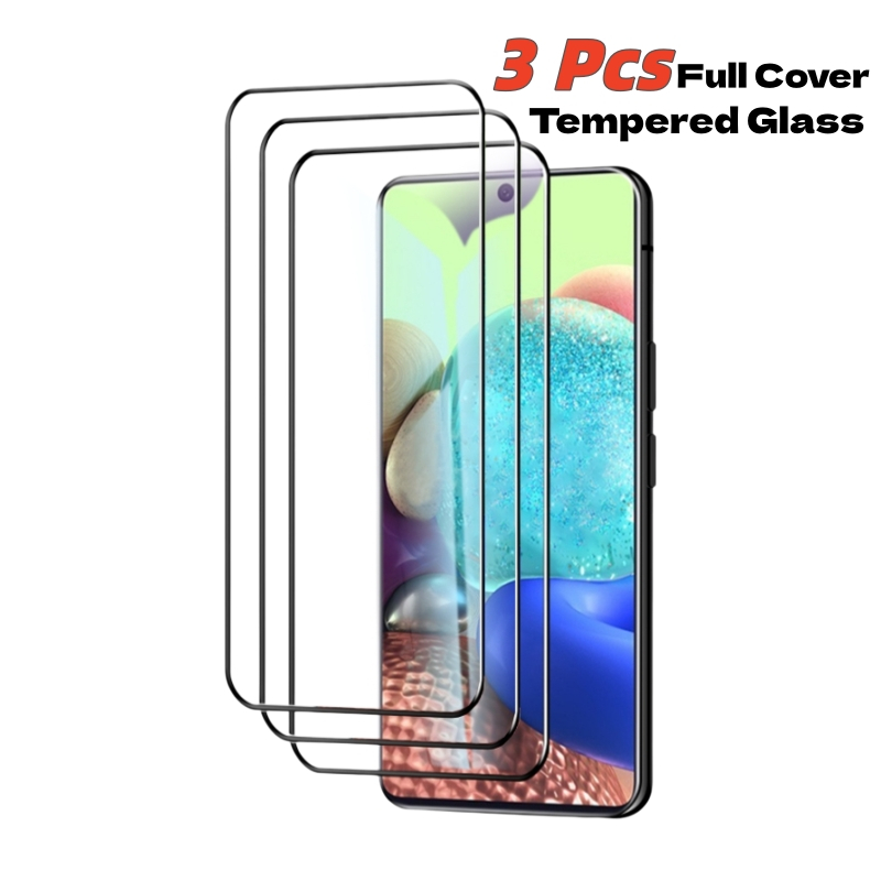 3 Cái / Full Cover Kính Cường Lực Cho POCO X8 Pro Max X7 Pro X6 Pro X5 Pro X4 GT X4 NFC X3 Pro X3 NF
