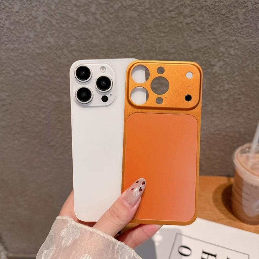 Biến thành 17 Pro Max Cho iPhone Air 17 Pro 16 15 14 13 Pro Max Chặn Ống Kính Flash Phim Acrylic Matte Backplate Vỏ Điện Thoại | BigBuy360 - bigbuy360.vn