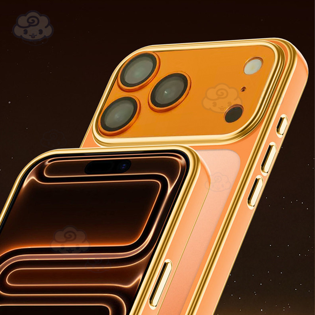 Biến thành 17 Pro Max Cho iPhone Air 17 Pro 16 15 14 13 Pro Max Chặn Ống Kính Flash Phim Acrylic Matte Backplate Vỏ Điện Thoại | BigBuy360 - bigbuy360.vn