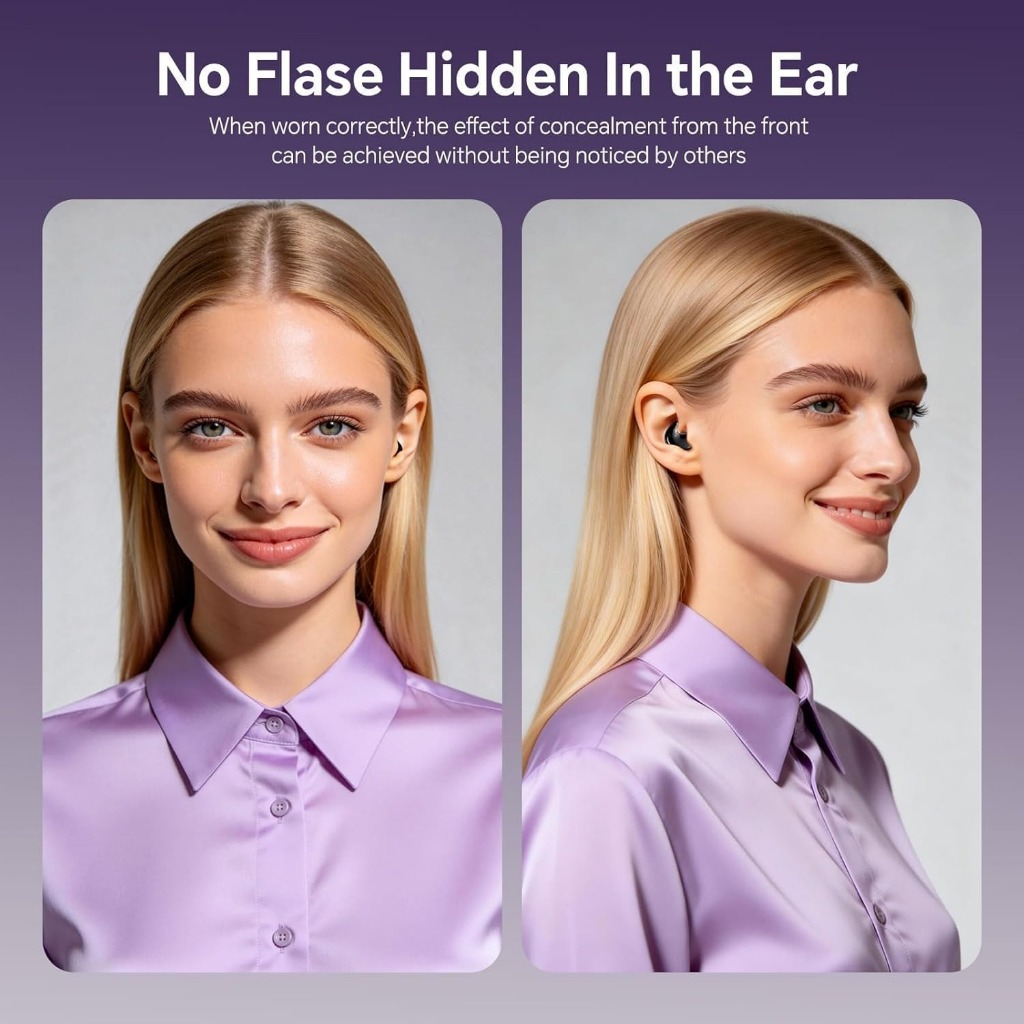 (Ốp miễn phí)NEWMSNR Thiết Kế 14mm Không Cấn Tai Mới Hai Trong Một Tai Nghe Kép Không Dây Ngủ Bluetooth 5.4 Tai Nghe Mini Siêu Nhỏ Độ Bền Dài Tai Nghe Siêu Cao Chất Lượng Âm Thanh Tai Nghe Độ Trễ Thấp | BigBuy360 - bigbuy360.vn