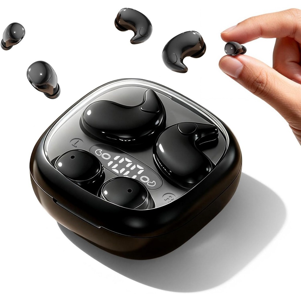 (Ốp miễn phí)NEWMSNR Thiết Kế 14mm Không Cấn Tai Mới Hai Trong Một Tai Nghe Kép Không Dây Ngủ Bluetooth 5.4 Tai Nghe Mini Siêu Nhỏ Độ Bền Dài Tai Nghe Siêu Cao Chất Lượng Âm Thanh Tai Nghe Độ Trễ Thấp | BigBuy360 - bigbuy360.vn