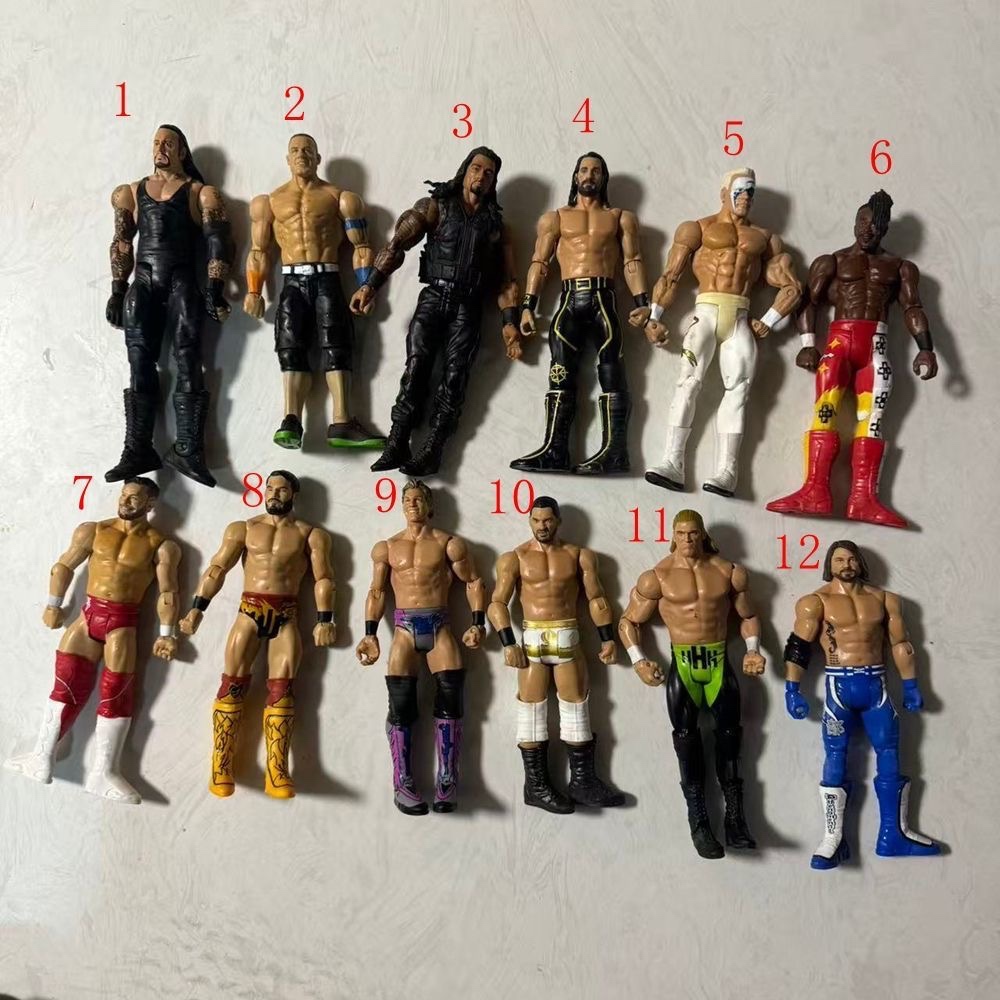 WWE MATTEL Undertaker John Cena Kofi Kingston Nhân vật hành động